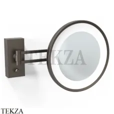 Decor Walther Round BS 36 LED Косметическое зеркало, 5х увеличение, от сети 0122117, Темная бронза