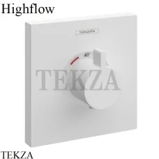Hansgrohe ShowerSelect Highfow Термостат для душа, внешняя часть, квадрат 15760700, белый матовый