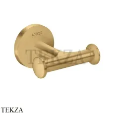 Axor Universal Circular Крючок для халата и полотенец двойной 42812250, Brushed Gold