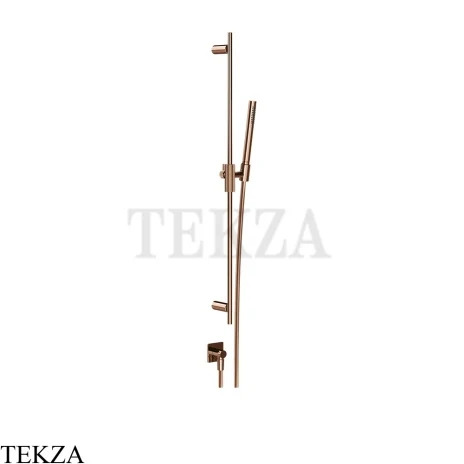 Gessi Inverso RIGATO Душевой комплект с гарнитуром и выводом 73541-030, Copper PVD