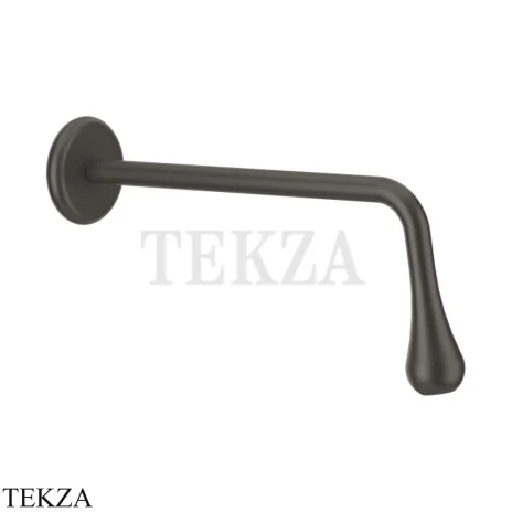 Gessi Goccia Излив для раковины настенный, длинный 33719-707, Black Metal Br. PVD