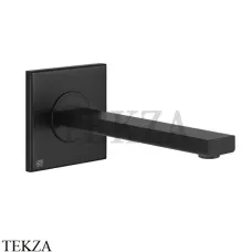 Gessi Emporio Via manzoni Излив для раковины настенный  38707-299, черный матовый
