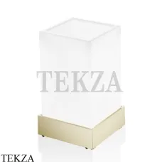 Decor Walther Corner SMG Стакан для зубных щеток настольный 0562582, стекло сатин-золото матовое