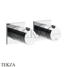 Gessi Inverso RIGATO Термостат для душа, 1 поток, внешняя часть 73032-031, хром глянец