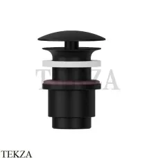 Newform Донный клапан для раковины 25-45 со свободным сливом 227.01.093, черный матовый