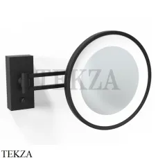 Decor Walther Round BS 36 LED Косметическое зеркало, 5х увеличение, от сети 0122160, черный матовый