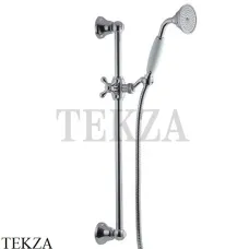 FIMA Carlo Frattini WELLNES Душевая штанга с ручной лейкой, керамика F2044/3CR, хром глянец