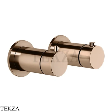 Gessi Ingranaggio-Anello Термостат для душа на 3 потока, внешняя часть 63335-030, Copper PVD