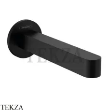 Hansgrohe FINORIS Излив для ванны настенный монтаж 76410670, черный матовый Hansgrohe FINORIS Излив для ванны настенный монтаж 76410670, черный матовый