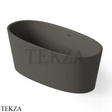 Dea Design Nature Ванна отдельностоящая овальная 160x75 Solid Surface DD8617 1600 5, Graphite №5