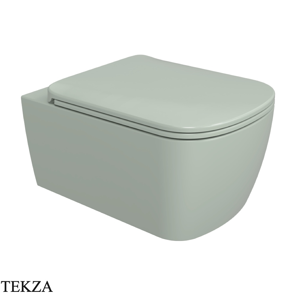 Flaminia Play унитаз подвесной чаша Gosilent слив торнадо PY118SVG, зелёный Verde Giada глянец