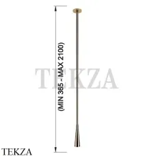 Gessi CONO Излив для раковины потолочный под размер 45199-735, Warm Bronze (снято с производства)