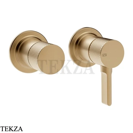 Gessi INCISO SHOWER Смеситель для душа, 1 поток, внешняя часть 58077-726, Warm Steel Br. PVD
