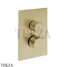 Gessi Habito RIGATO Термостат для душа, 3 потока, внешняя часть 73537-727, Brass Br. PVD