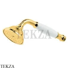 Nicolazzi Doccia classica Душевая лейка с керамической ручкой C7104GB, золото глянец