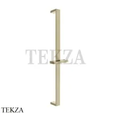 Gessi Rettangolo shower Штанга для ручной лейки с держателем 20144-727, Brushed Brass PVD
