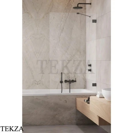 Radaway Essenza Pro PNJ II Шторка на ванну одностворчатая неподвижная 90 см, 10101090-92-01, брашированная оружейная сталь