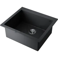 Omoikiri Bosen 57 Кухонная мойка Tetogranit прямоугольная 57-BL 4993145 черный