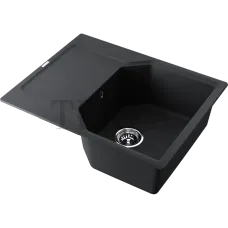 Omoikiri Yonaka 65 Кухонная мойка Artgranit прямоугольная с крылом 4993348 черный