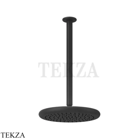 Gessi Goccia Верхний душ с потолочным кронштейном под размер 33768-299, Matte Black