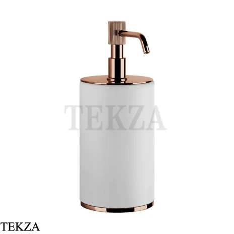 Gessi VENTI20 Дозатор для жидкого мыла настольный белый 65437-030, Copper PVD