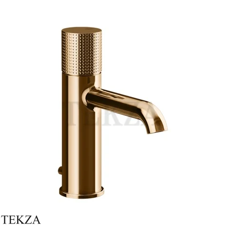 Gessi Habito CESELLO Смеситель для раковины, с донным клапаном 70401-735, Warm Bronze PVD