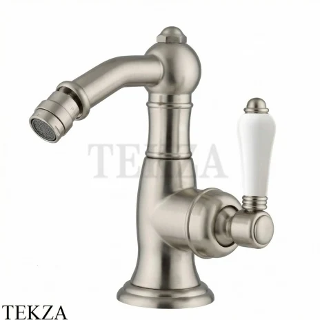 Nicolazzi Cinquanta Смеситель для биде с донным клапаном P.Mont Blanc, 3453NS76C, Satin nickel