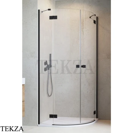 Radaway Essenza PDD Душевая дверь 100 см, правая часть уголка, 1385003-54-01R, черный матовый