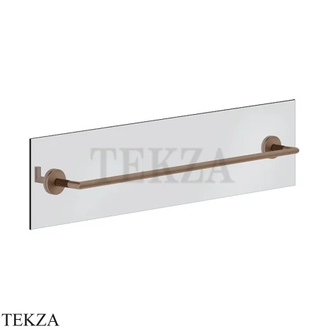 Gessi INGRANAGGIO Полотенцедержатель для крепления на стекло, 60 см 63928-708, Copper Brushed PVD