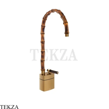 Gessi Jacqueline Смеситель для раковины высокий, без донного клапана 77233-726, бронза Brushed