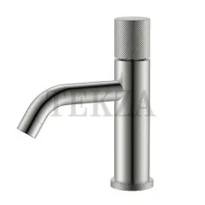 Boheme Stick Смеситель для раковины, без донного клапана Stick 121-NB.4 Nikel Brush SPIRALE