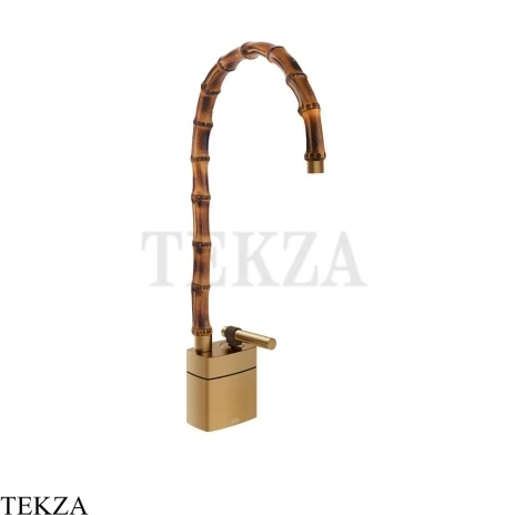 Gessi Jacqueline Смеситель для раковины средний, без донного клапана 77033-726, бронза Brushed