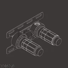 CEA Встраиваемая часть для настенного смесителя, носик слева UCS09