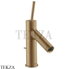 Axor Starck 70 Смеситель для раковины, с донным клапаном 10116140, Brushed Bronze