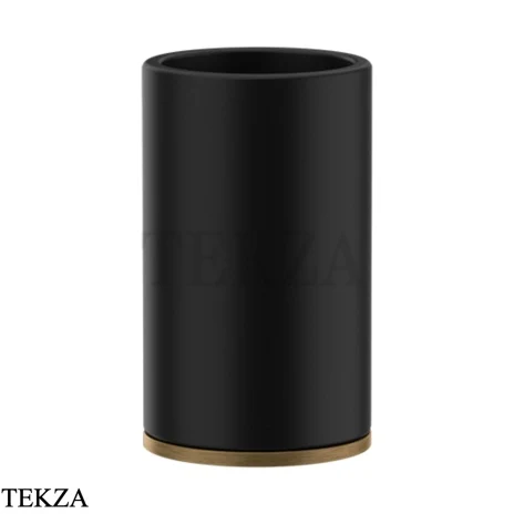 Gessi INCISO accessories Стакан настольный, композит черный 58532-713, Antique Brass