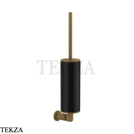 Gessi INCISO accessories Туалетный ершик настенный, черный 58520-713, Antique Brass