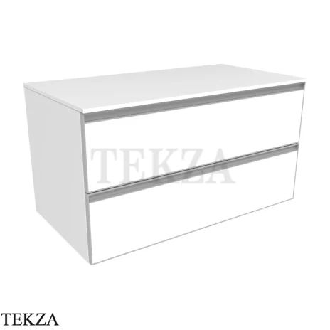 Flaminia Cubika модуль хранения подвесной 95×50×50 см, 2 ящика, белый матовый