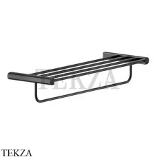Gessi RILIEVO Держатель для полотенец с полкой 59407-706, Black Metal Gessi RILIEVO Держатель для полотенец с полкой 59407-706, Black Metal