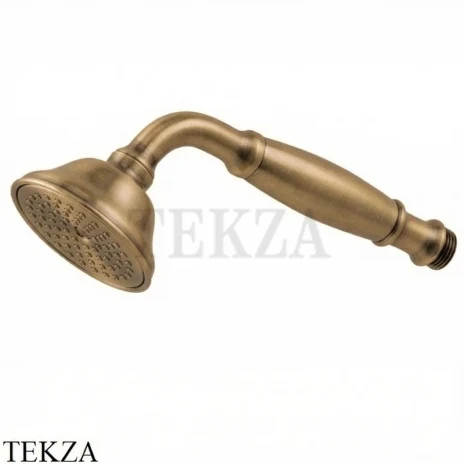 Nicolazzi Doccia classica Душевая лейка с металлической ручкой 7104MBZ, бронза classic