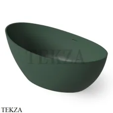 Dea Design Elegant Ванна отдельностоящая овальная 160x80 Solid Surface DD8643 1600 11, Dark Green №11