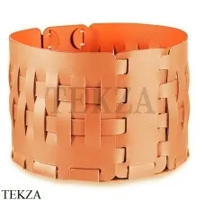 ADJ Bottega Корзина-ёмкость для мелочей D20 см 1512.09/30, коньяк/бордо