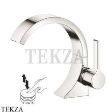 Dornbracht CYO Смеситель для раковины, с донным клапаном 33500811-06, платина матовая