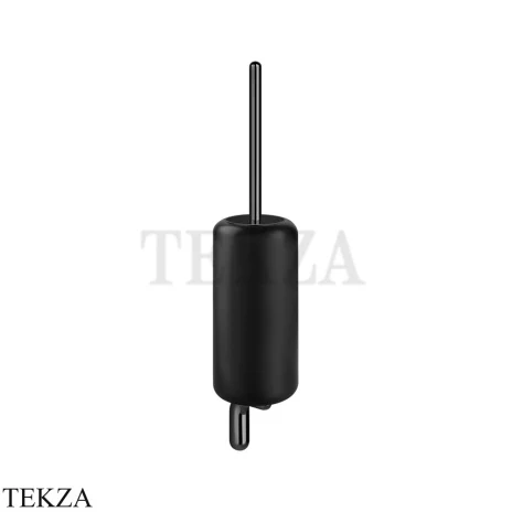 Gessi Goccia Туалетный ёршик настенный, черная керамика 38020-706, Black Metal PVD