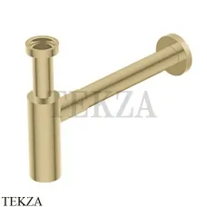 Ritmonio Сифон дизайнерский для раковины RCMB027 CHX, Brushed Champagne