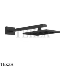 Gessi Rettangolo shower Верхний душ с кронштейном 20148-299, Black XL