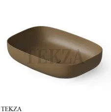 Dea Design Washbasins Раковина настольная 55х38 Solid Surface DD9094 550 1, Dark Camel №1