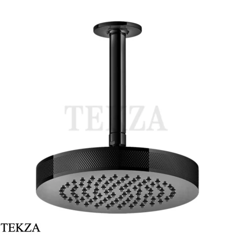 Gessi INCISO SHOWER Верхняя душевая лейка с кронштейном под размер 58188-706, Black Metal PVD