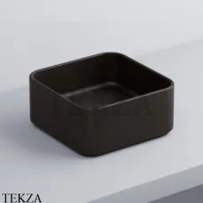 Cielo SHUI Comfort Раковина накладная, без перелива MILAQ LV, Lavagna черный матовый