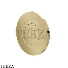 Newform Боковая форсунка круглая, встраиваемая 562.M0.071, Gold satin