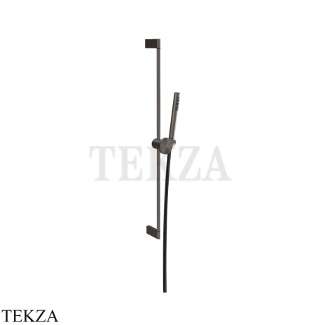 Gessi Origini NATURE Штанга с лейкой, шланг 1,50 м 66145-707, Black Metal Brushed